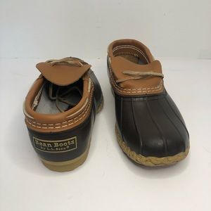 LL BEAN Bean Boots Women’s 7 Rubber/Leather Duck Boots